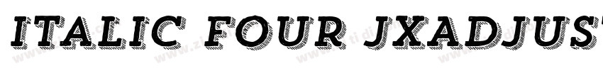 Italic Four JXAdjust字体转换